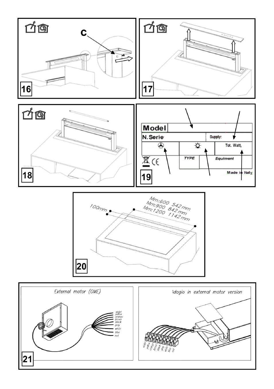 ELICA ADAGIO User Manual | Page 6 / 72