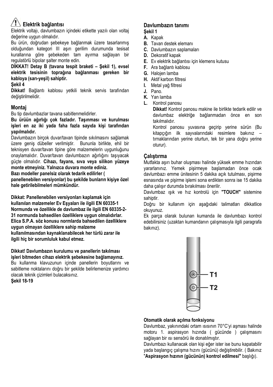 ELICA ALBA CUBO User Manual | Page 111 / 116