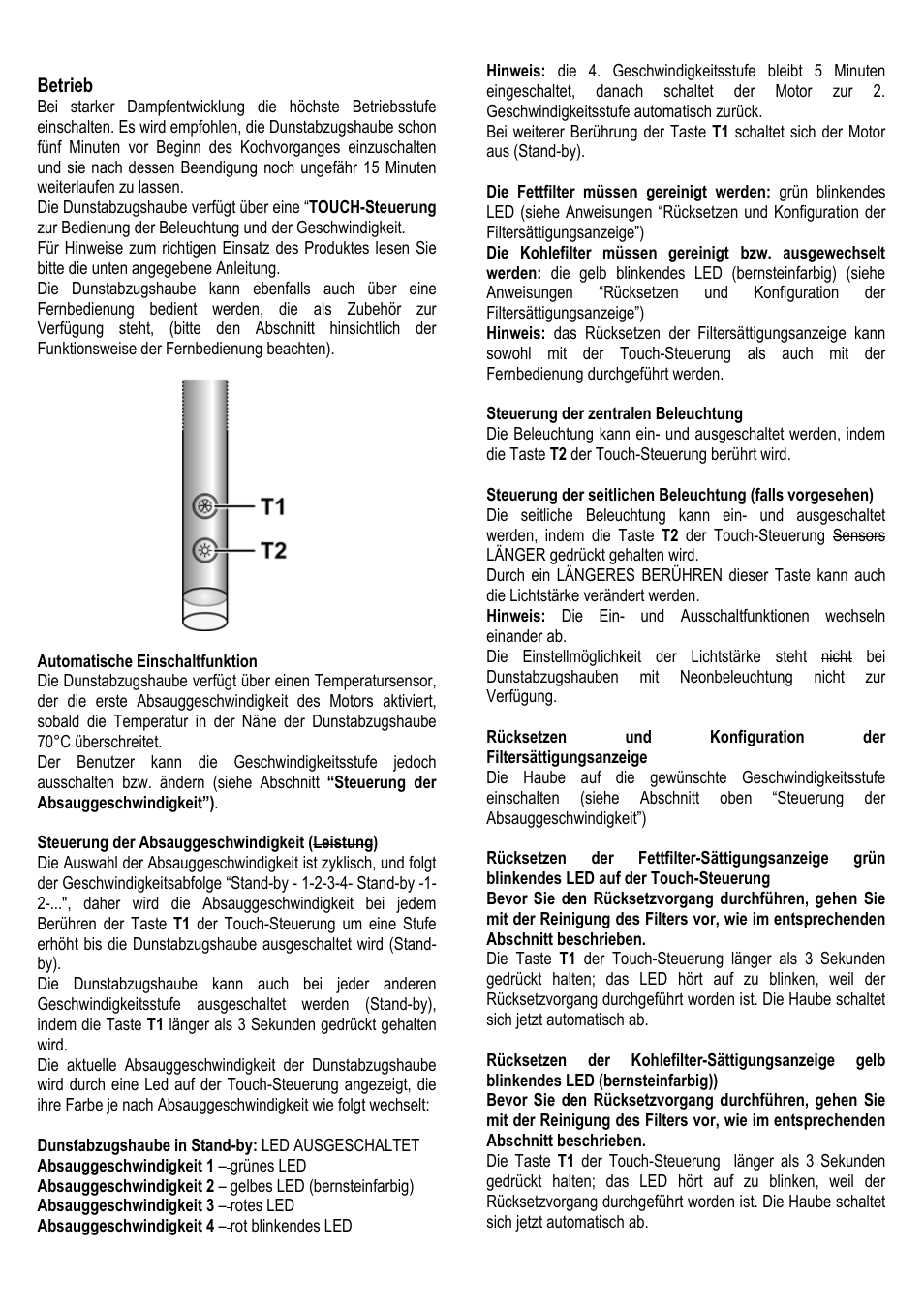 ELICA ALBA CUBO User Manual | Page 12 / 116