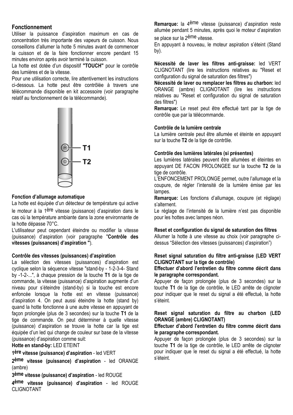 ELICA ALBA CUBO User Manual | Page 22 / 116