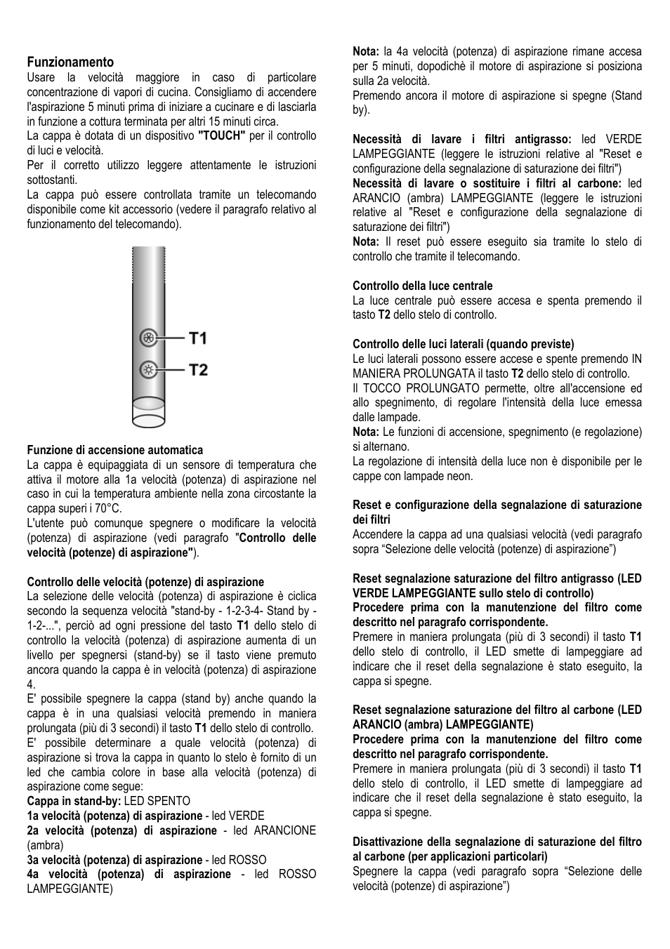 ELICA ALBA CUBO User Manual | Page 32 / 116