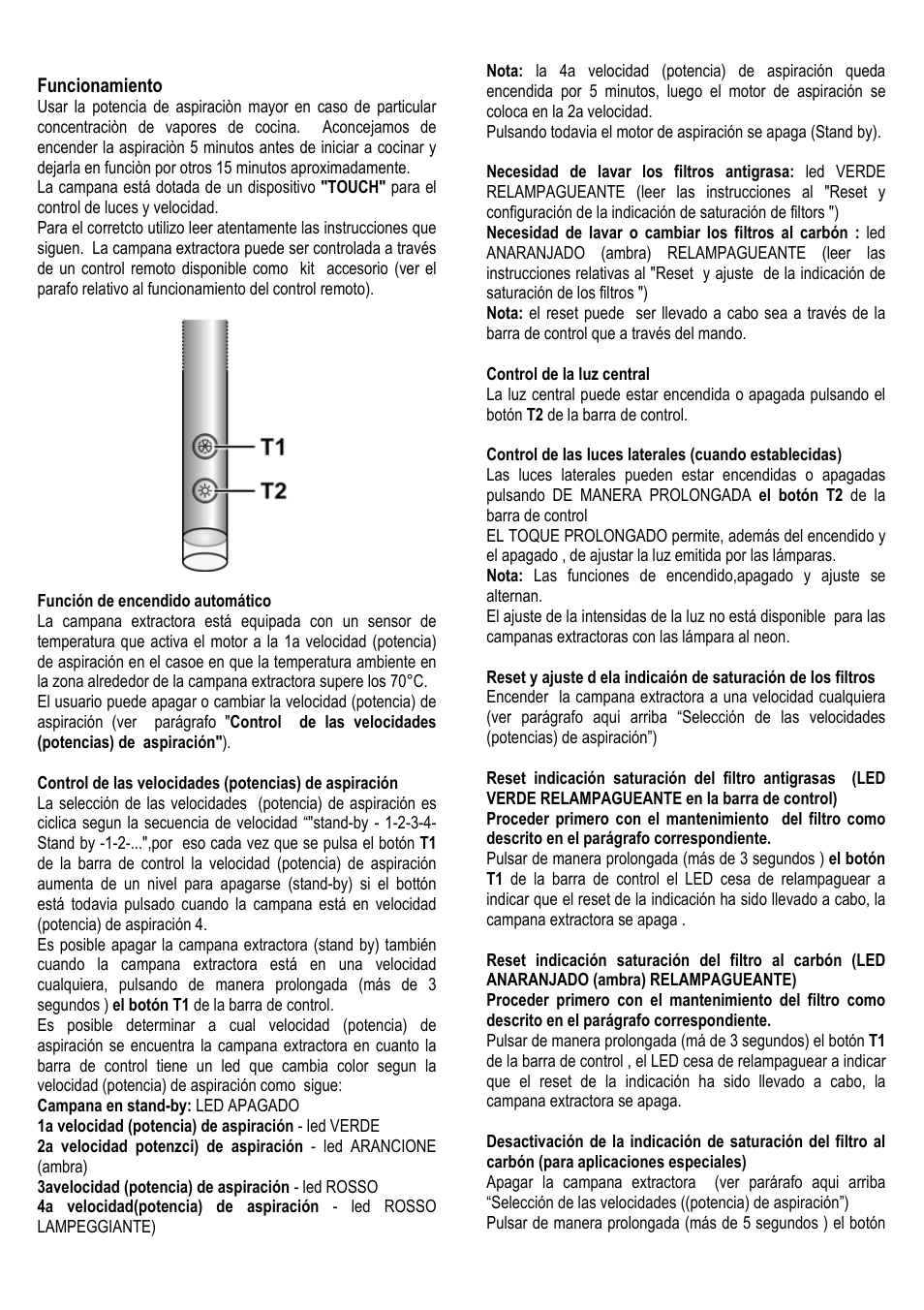 ELICA ALBA CUBO User Manual | Page 37 / 116