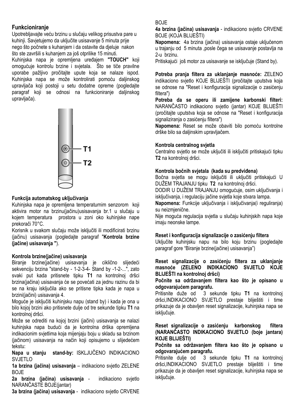 ELICA ALBA CUBO User Manual | Page 92 / 116