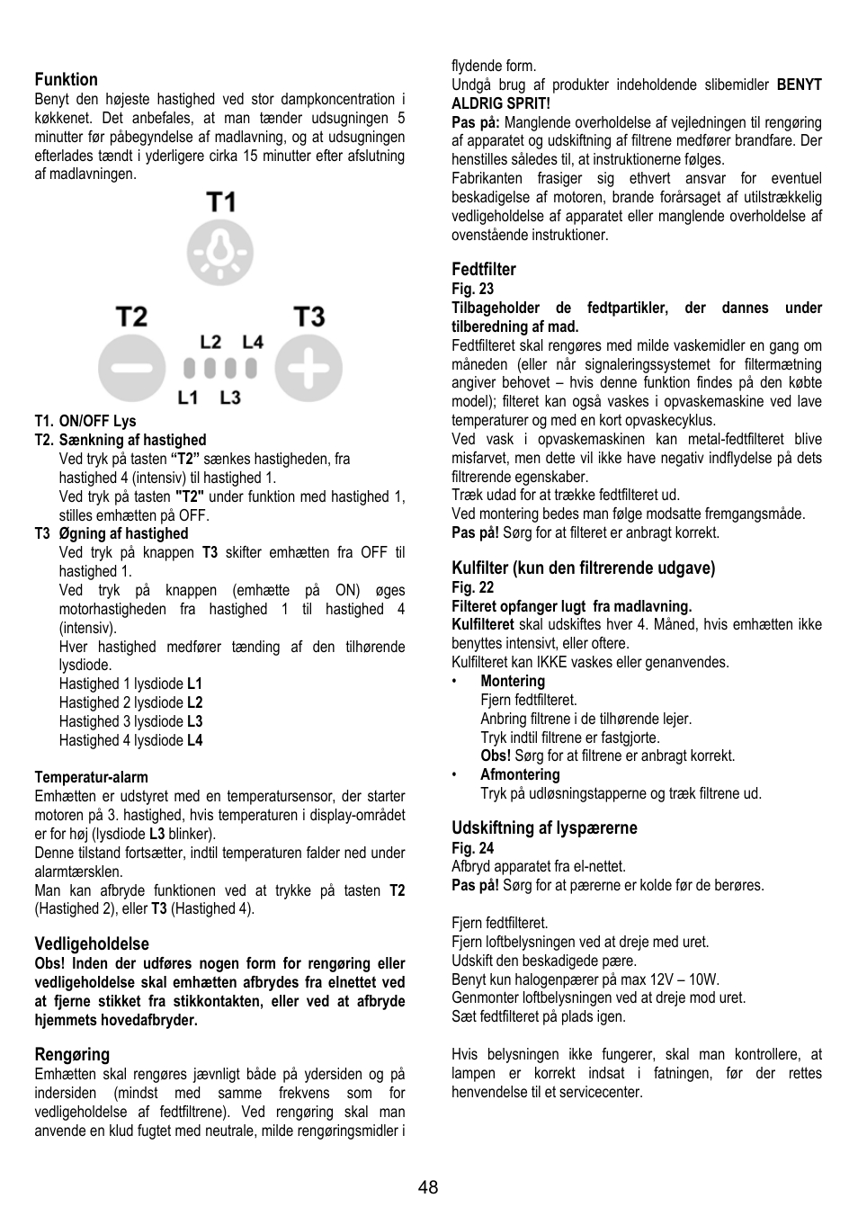 ELICA BUBBLE User Manual | Page 48 / 100