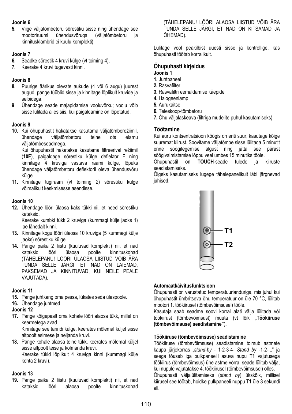 ELICA CHROME User Manual | Page 110 / 148
