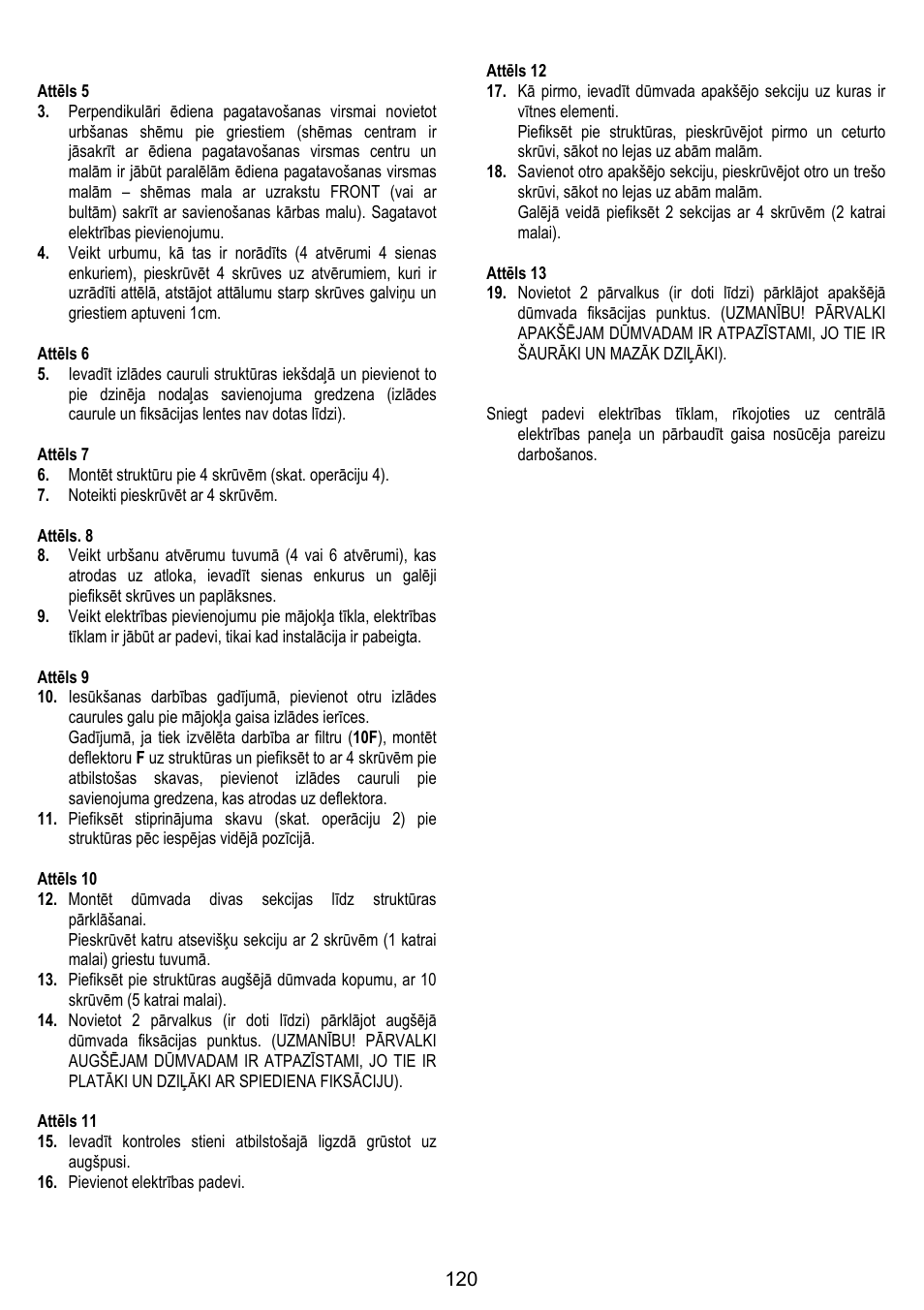 ELICA CHROME User Manual | Page 120 / 148