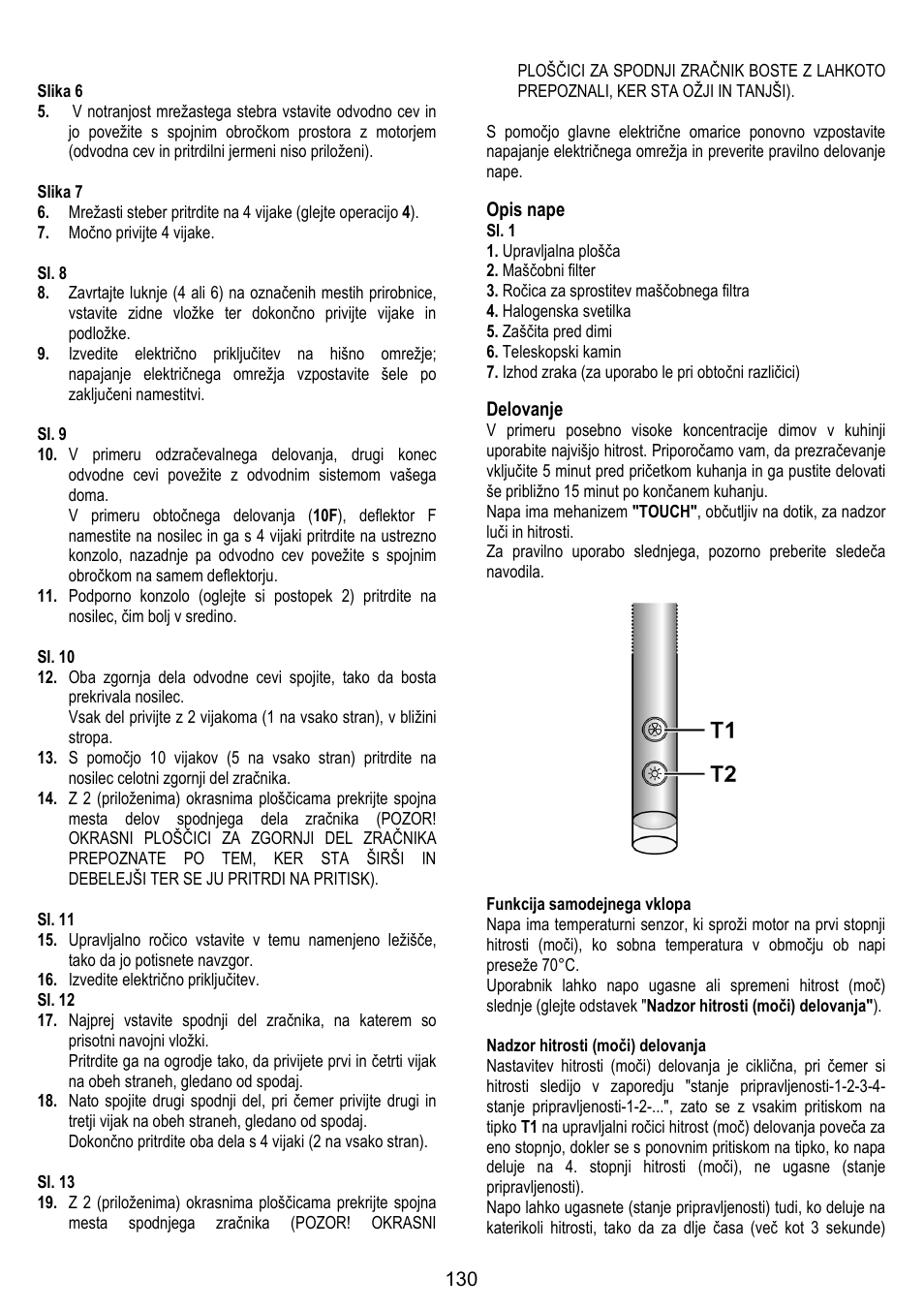 ELICA CHROME User Manual | Page 130 / 148