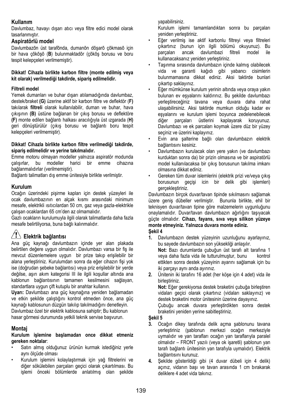 ELICA CHROME User Manual | Page 139 / 148