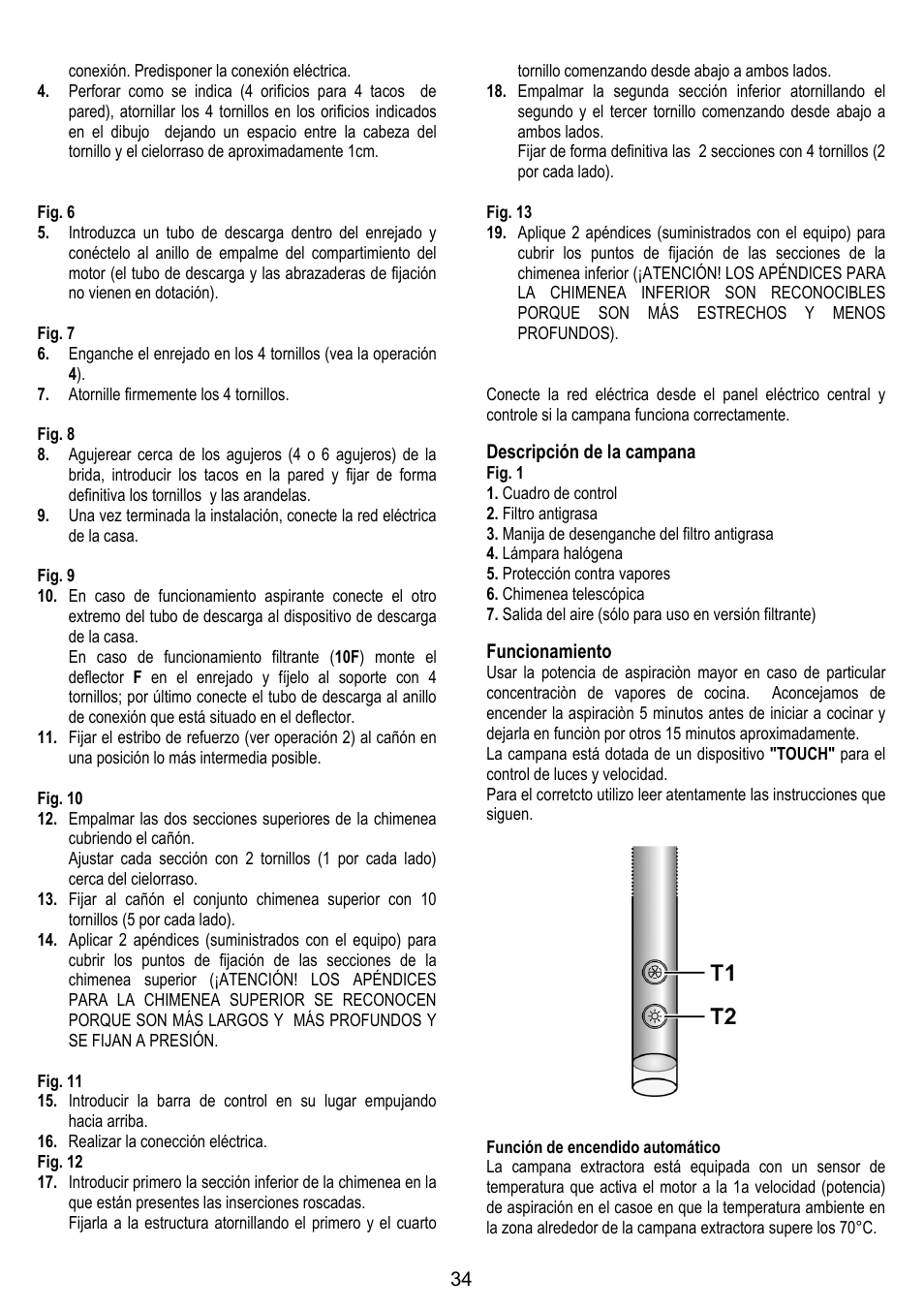 ELICA CHROME User Manual | Page 34 / 148