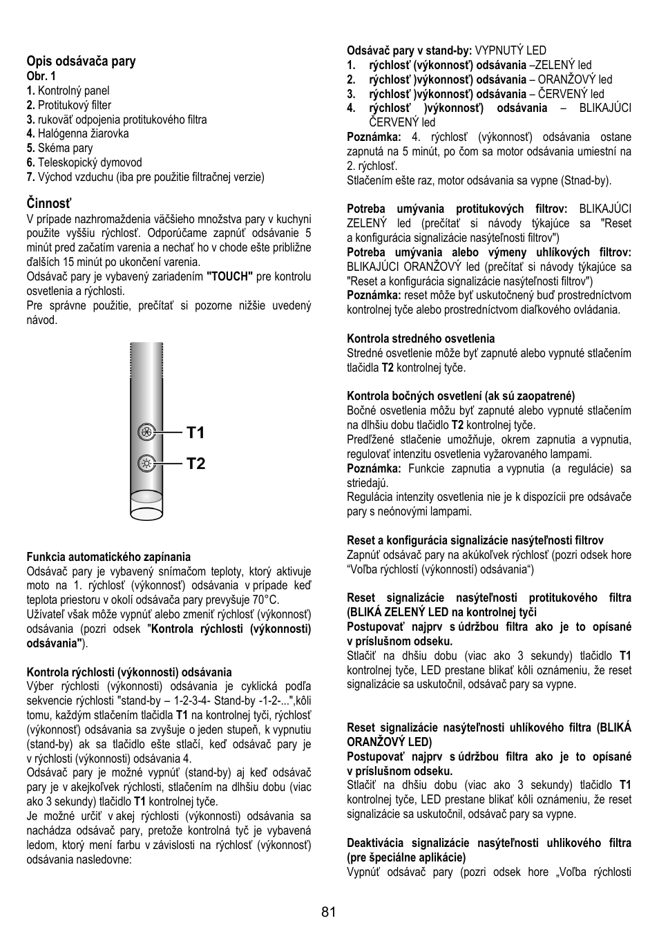 ELICA CHROME User Manual | Page 81 / 148