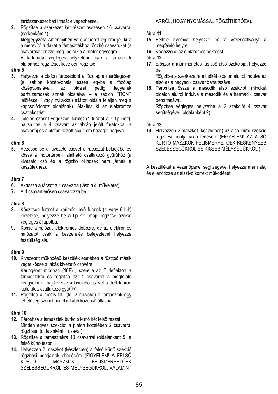 ELICA CHROME User Manual | Page 85 / 148