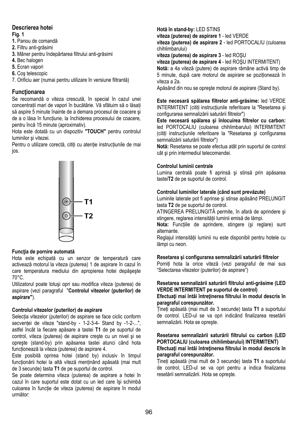 ELICA CHROME User Manual | Page 96 / 148