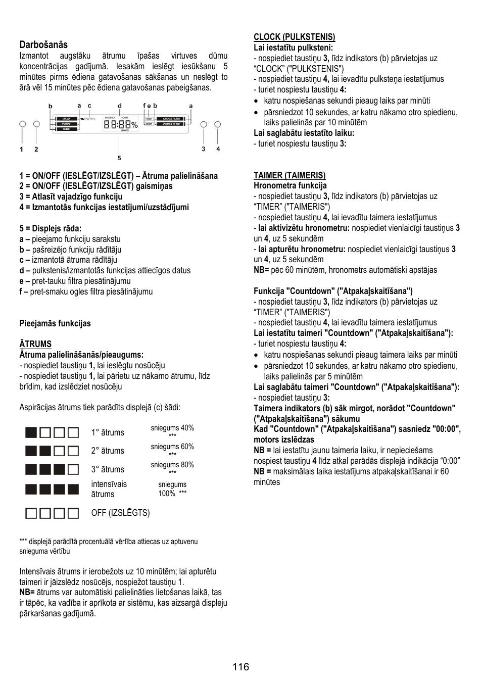 ELICA CIRCUS PLUS User Manual | Page 116 / 144