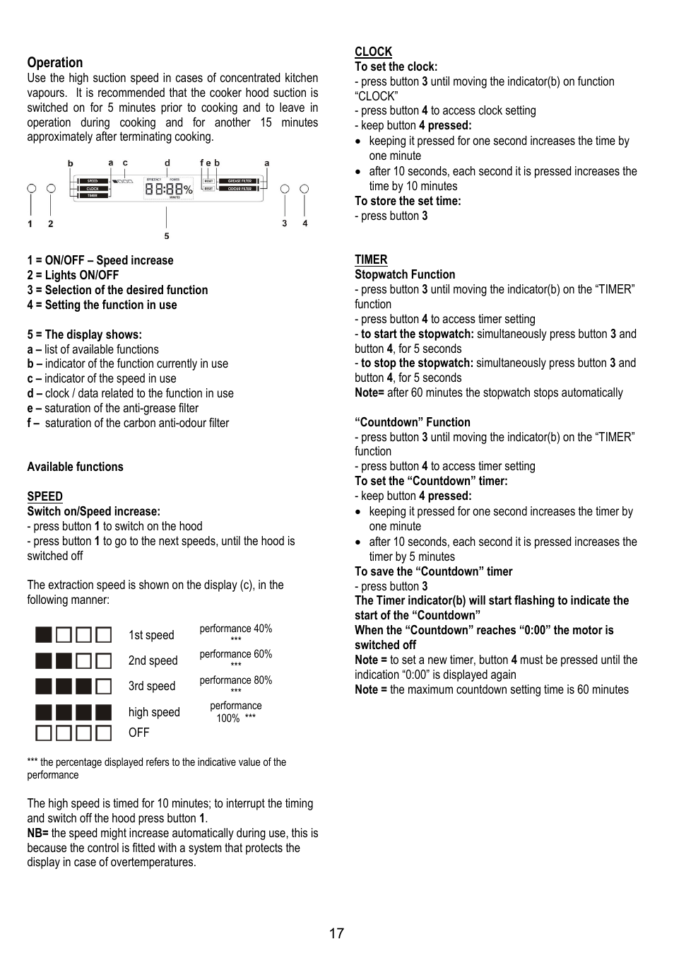 ELICA CIRCUS PLUS User Manual | Page 17 / 144