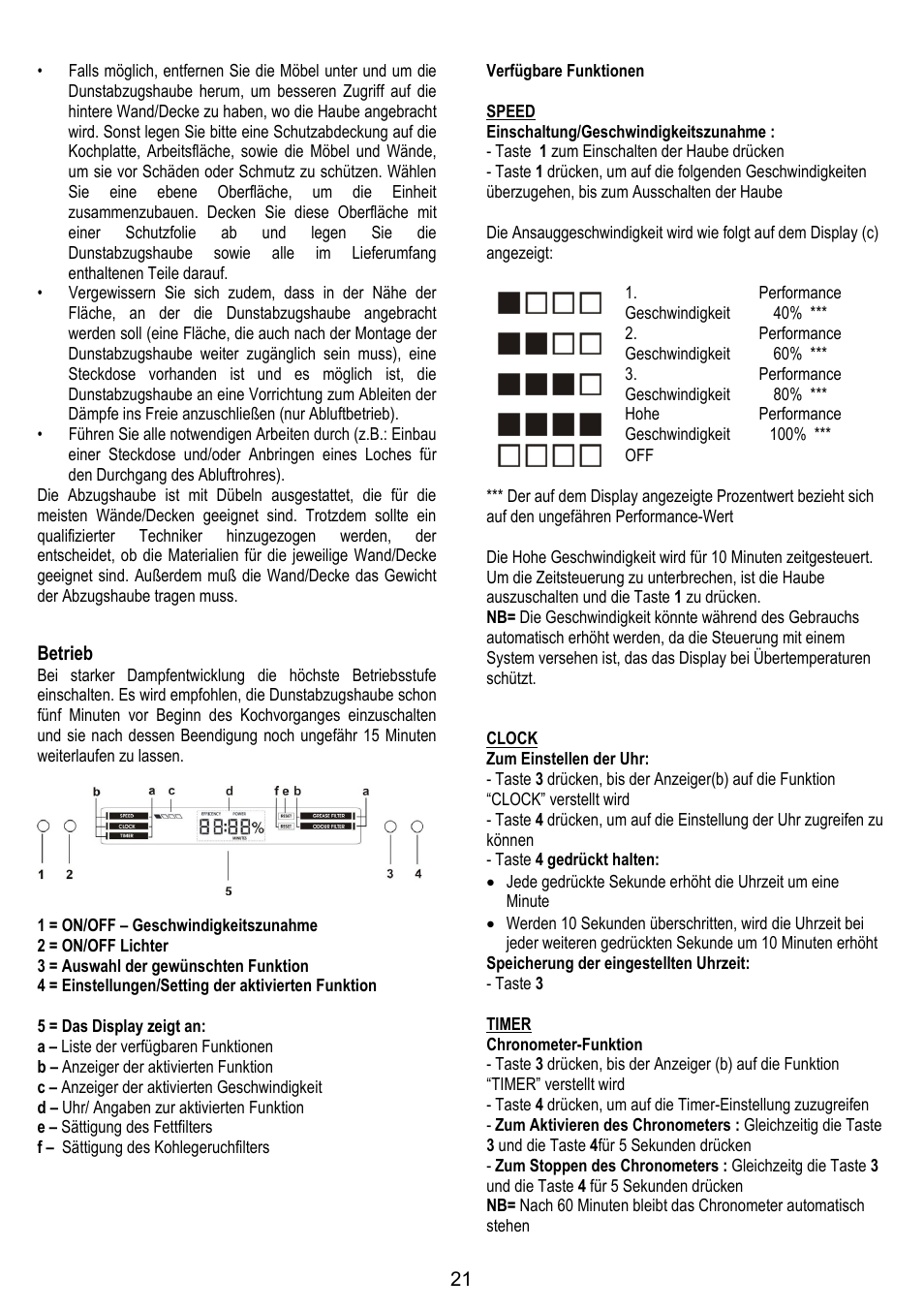 ELICA CIRCUS PLUS User Manual | Page 21 / 144