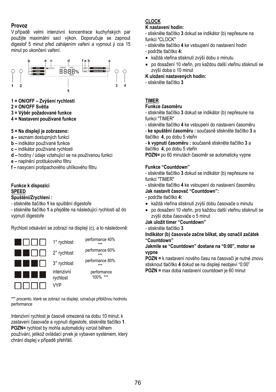 ELICA CIRCUS PLUS User Manual | Page 76 / 144