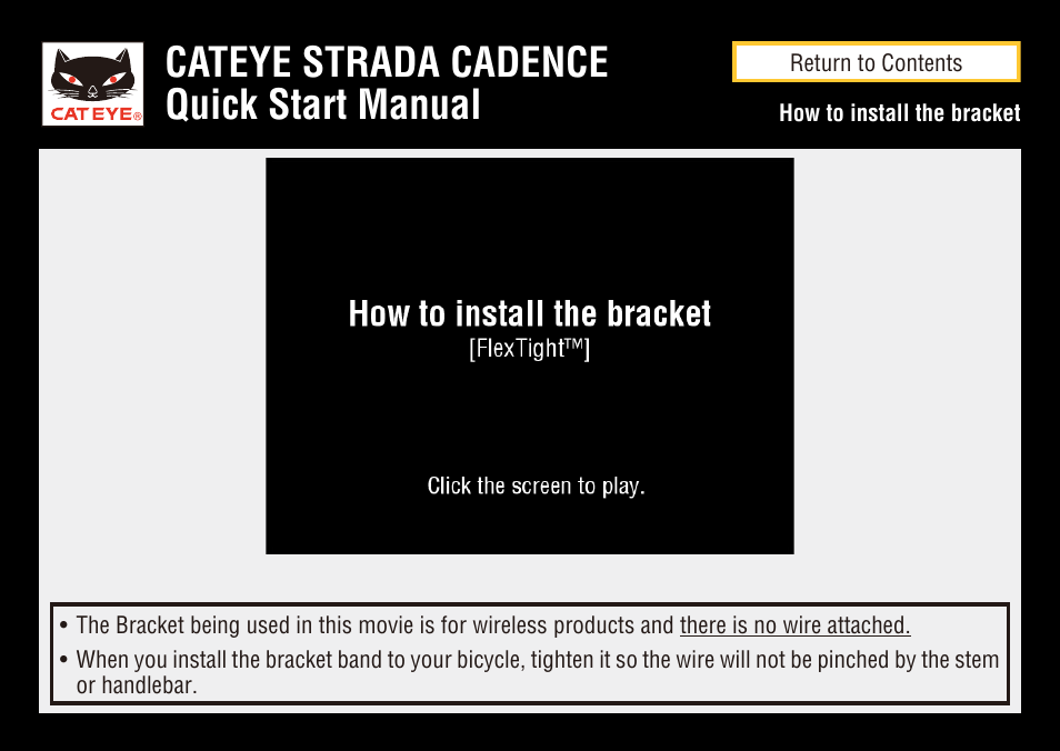 Cateye strada cadence quick start manual | CatEye STRADA CC-RD200 User Manual | Page 13 / 23