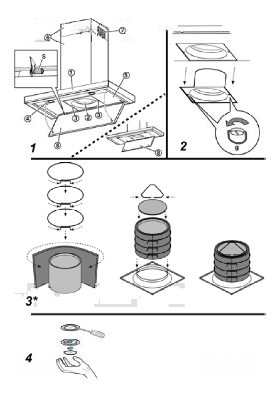 ELICA HORIZONTE User Manual | Page 2 / 68