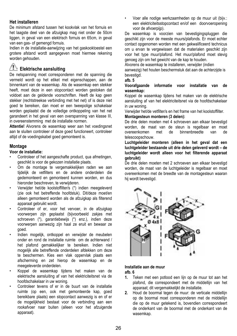 ELICA HORIZONTE User Manual | Page 26 / 68