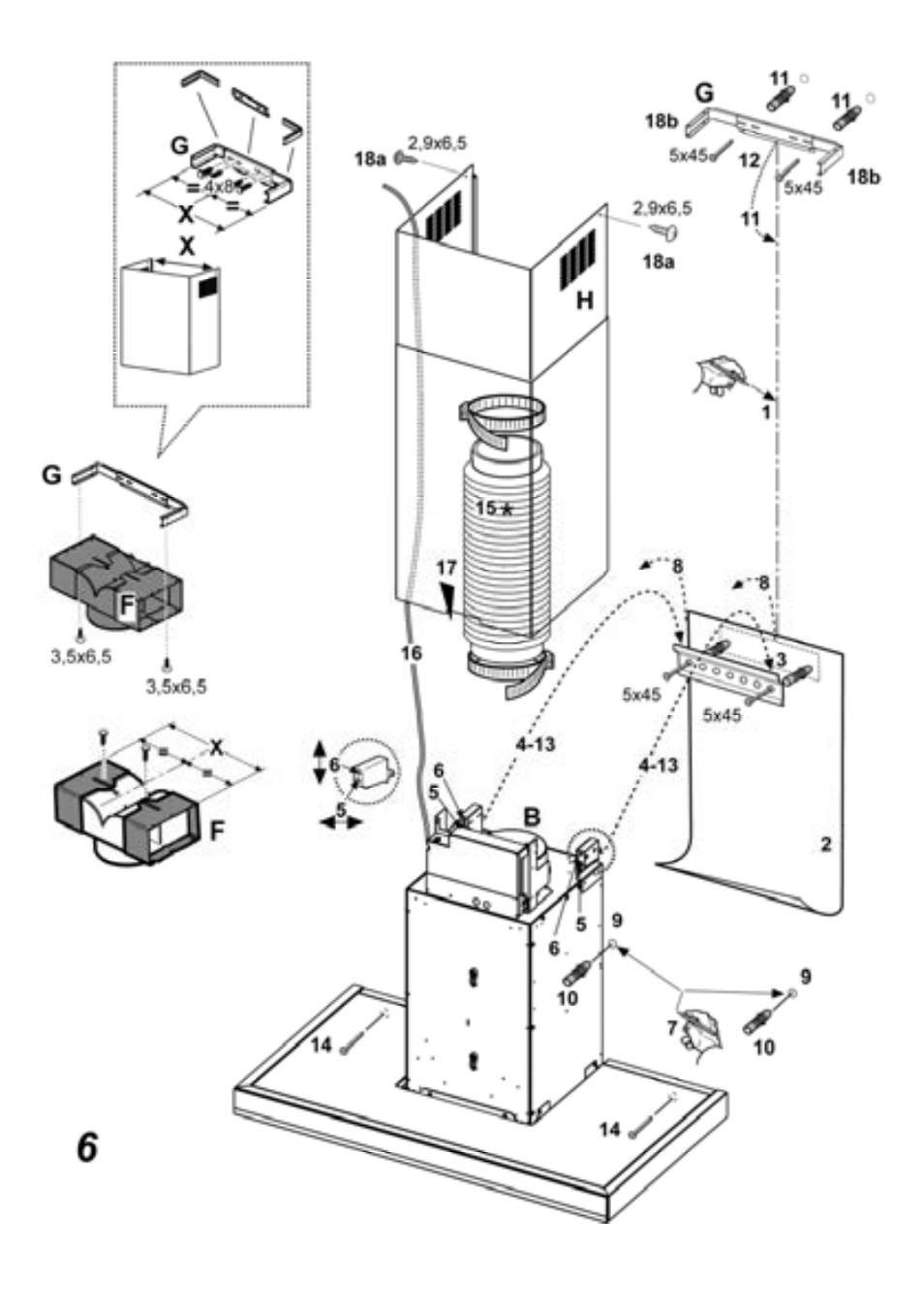 ELICA HORIZONTE User Manual | Page 4 / 68