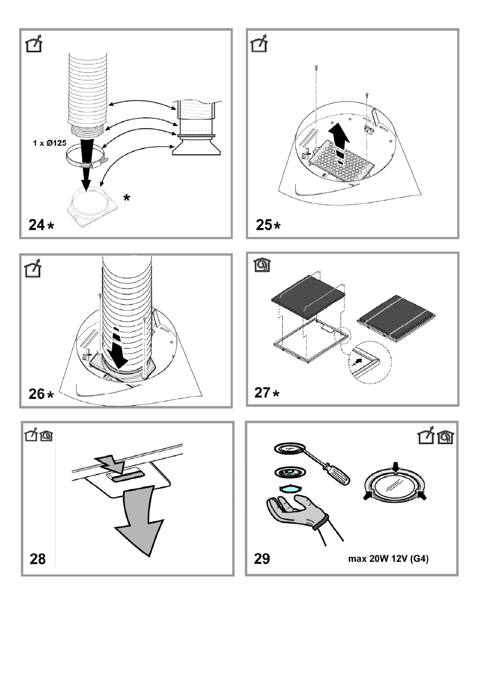 ELICA JUNO User Manual | Page 12 / 72
