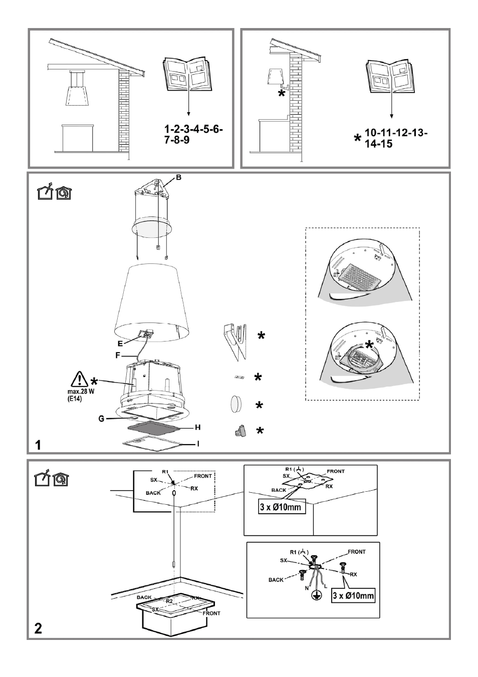 ELICA JUNO User Manual | Page 3 / 72