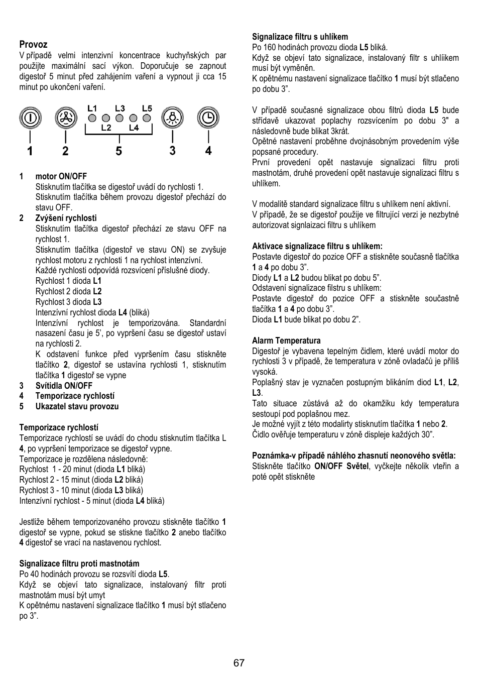 ELICA MOON User Manual | Page 67 / 128