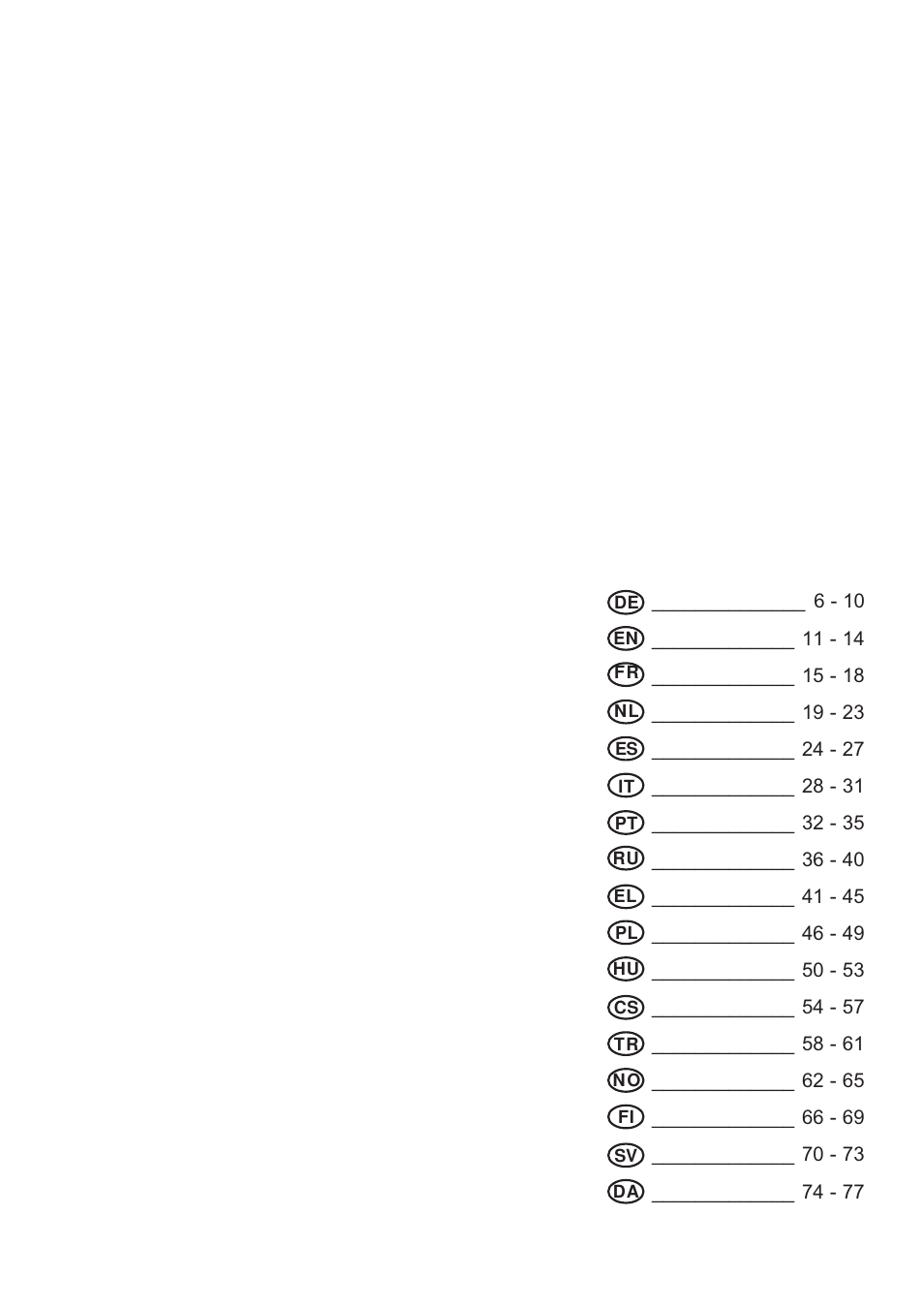 ELICA OM User Manual | Page 3 / 80