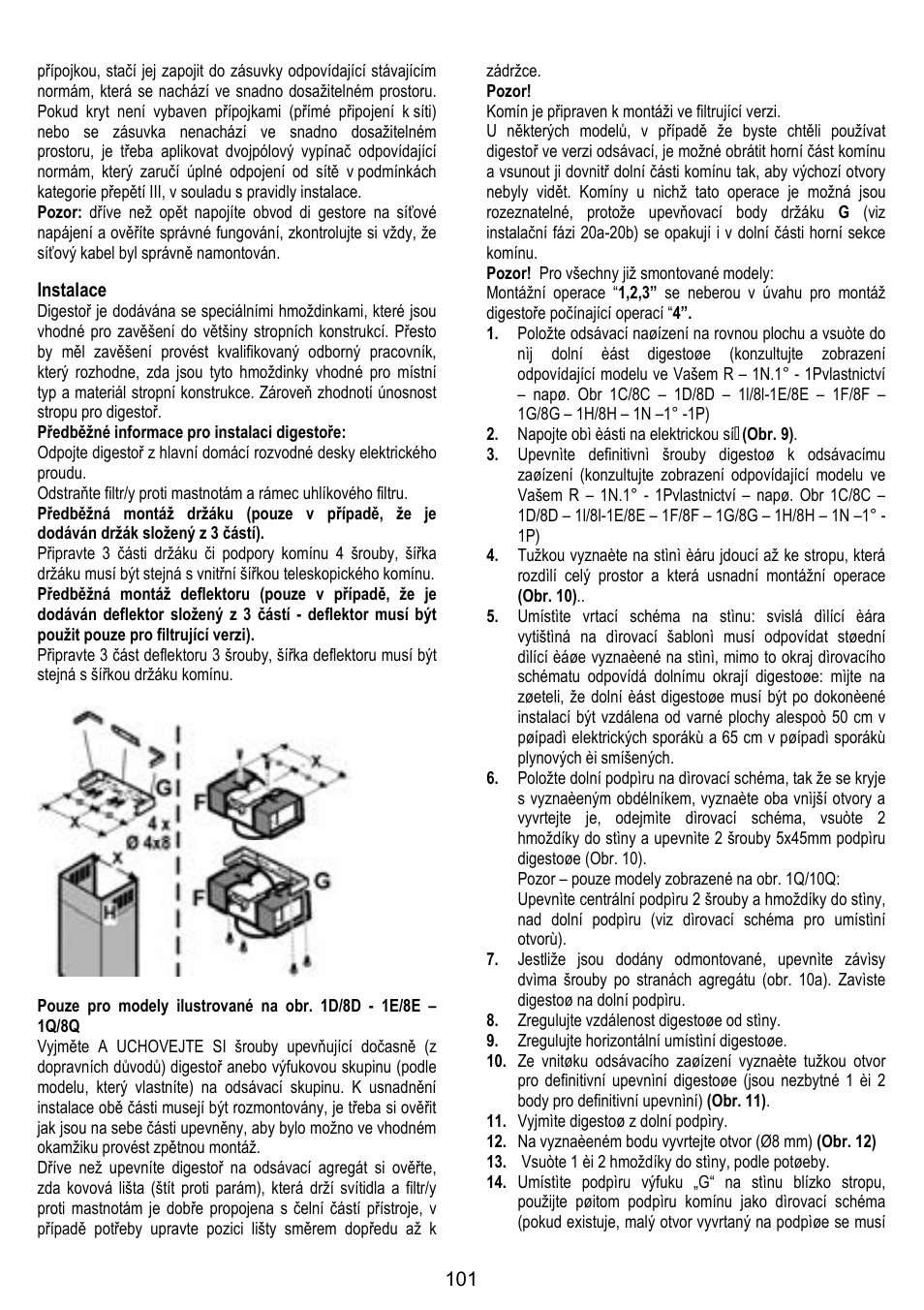 ELICA STENAR User Manual | Page 101 / 132