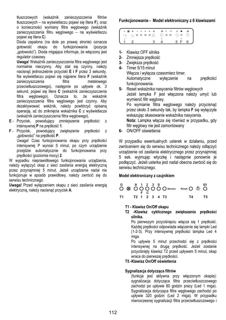 ELICA STENAR User Manual | Page 112 / 132