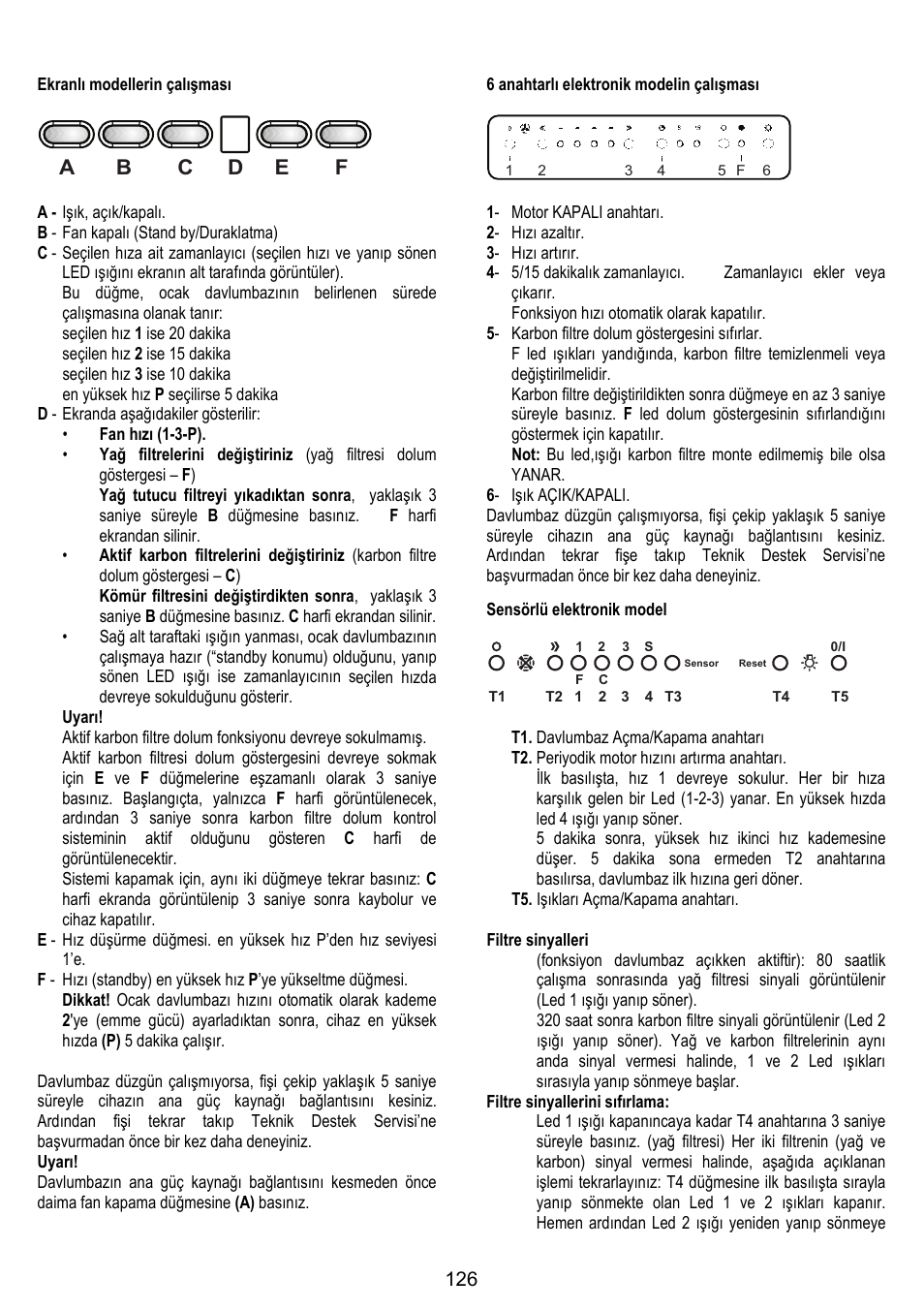 ELICA STENAR User Manual | Page 126 / 132