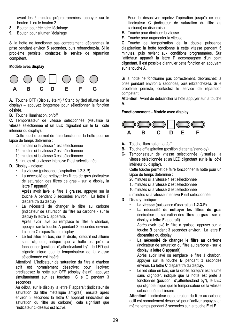 ELICA STENAR User Manual | Page 29 / 132