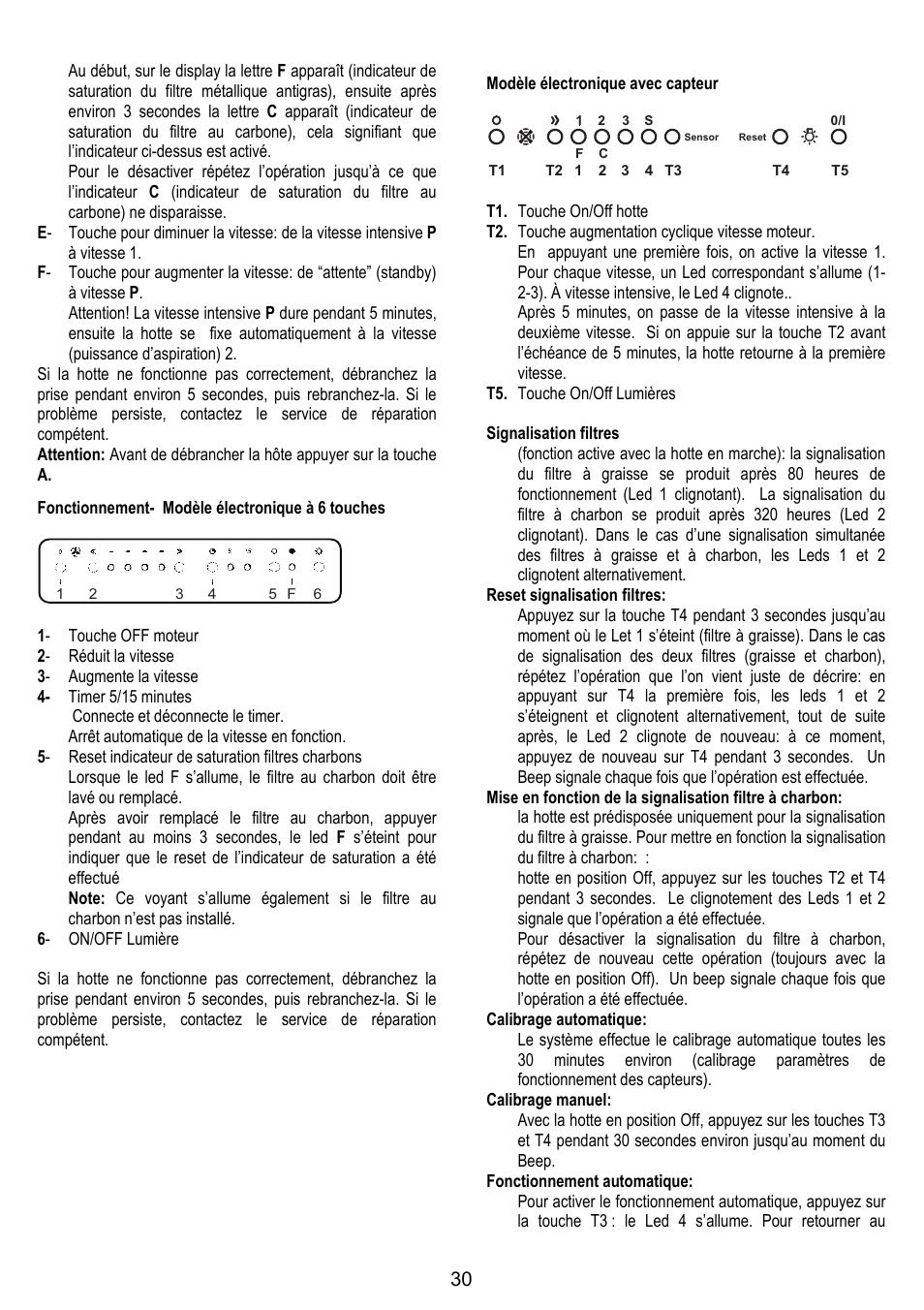 ELICA STENAR User Manual | Page 30 / 132