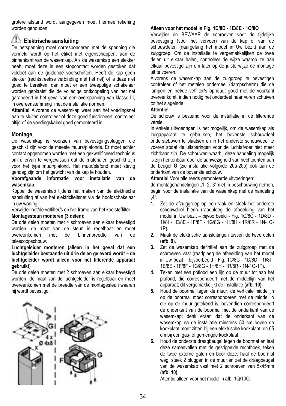 ELICA STENAR User Manual | Page 34 / 132