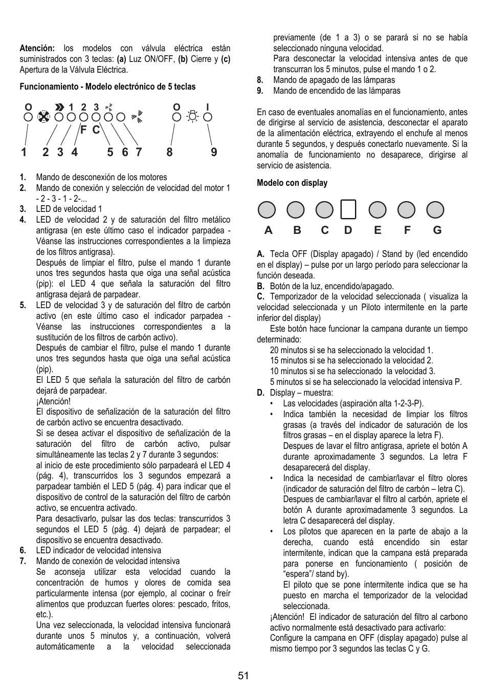 ELICA STENAR User Manual | Page 51 / 132