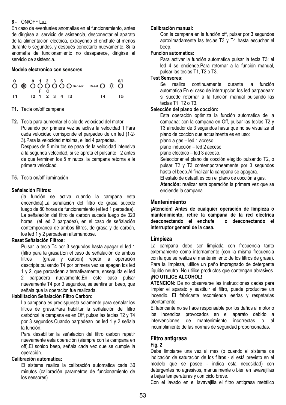 ELICA STENAR User Manual | Page 53 / 132