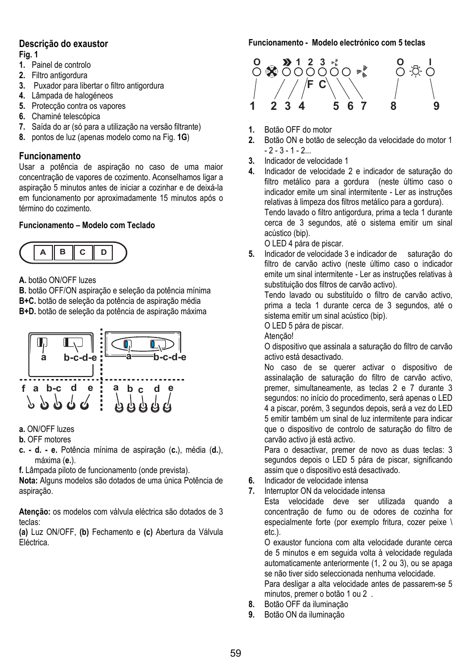 ELICA STENAR User Manual | Page 59 / 132