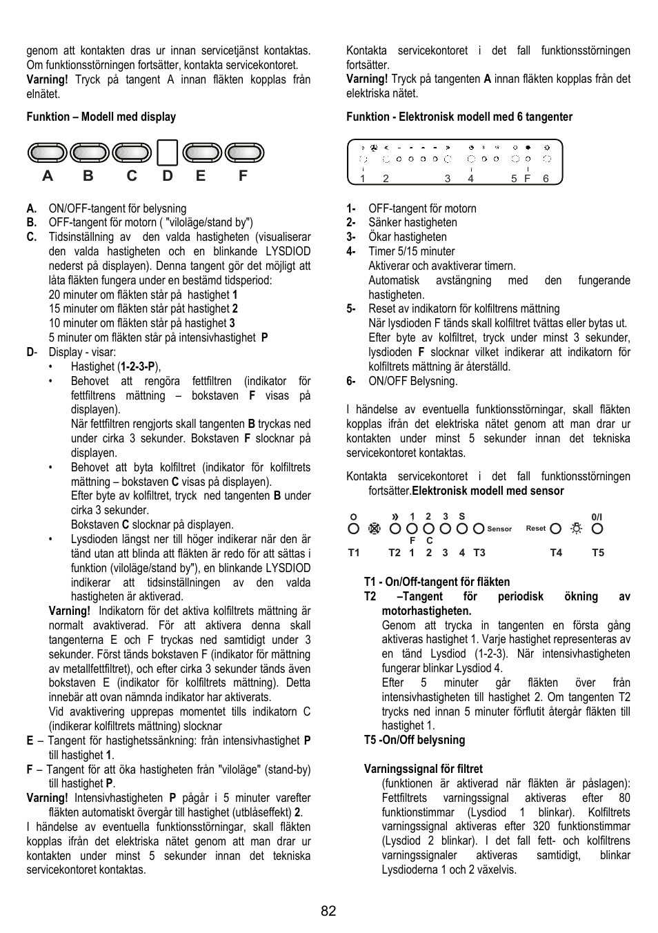 ELICA STENAR User Manual | Page 82 / 132