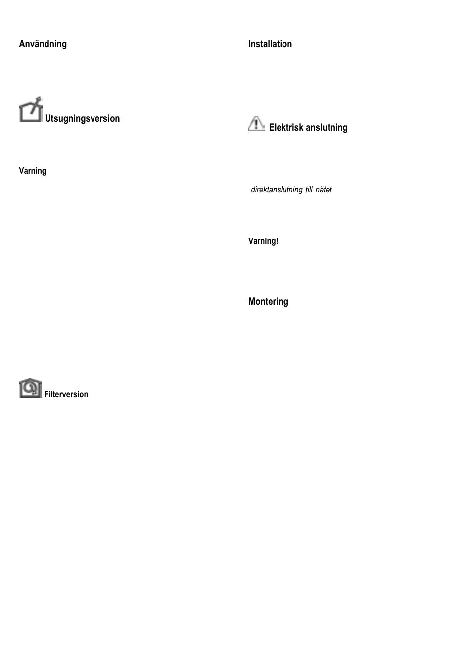 ELICA SWEET User Manual | Page 44 / 112