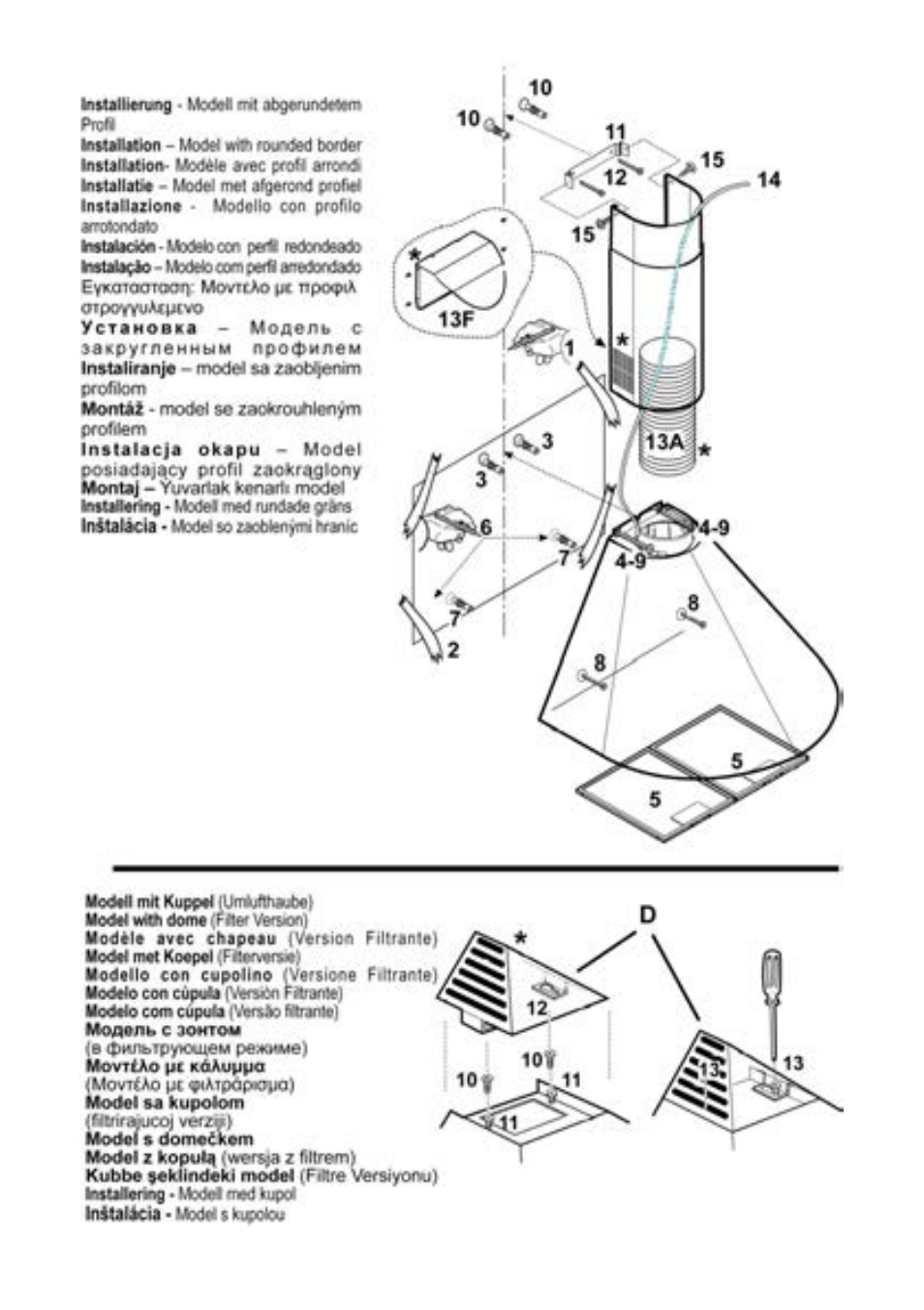 ELICA TONDA User Manual | Page 5 / 56