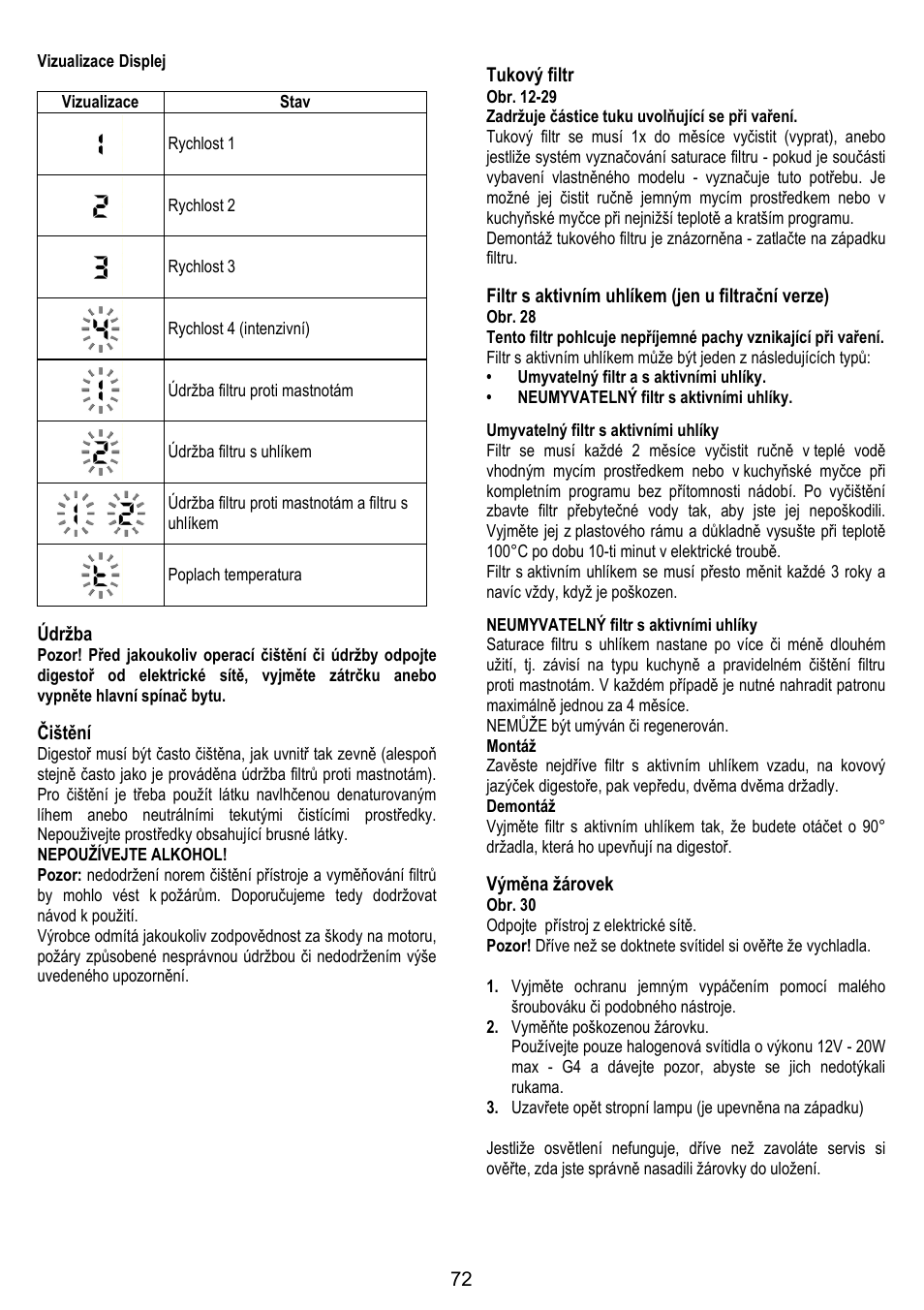 ELICA TRENDY User Manual | Page 72 / 140