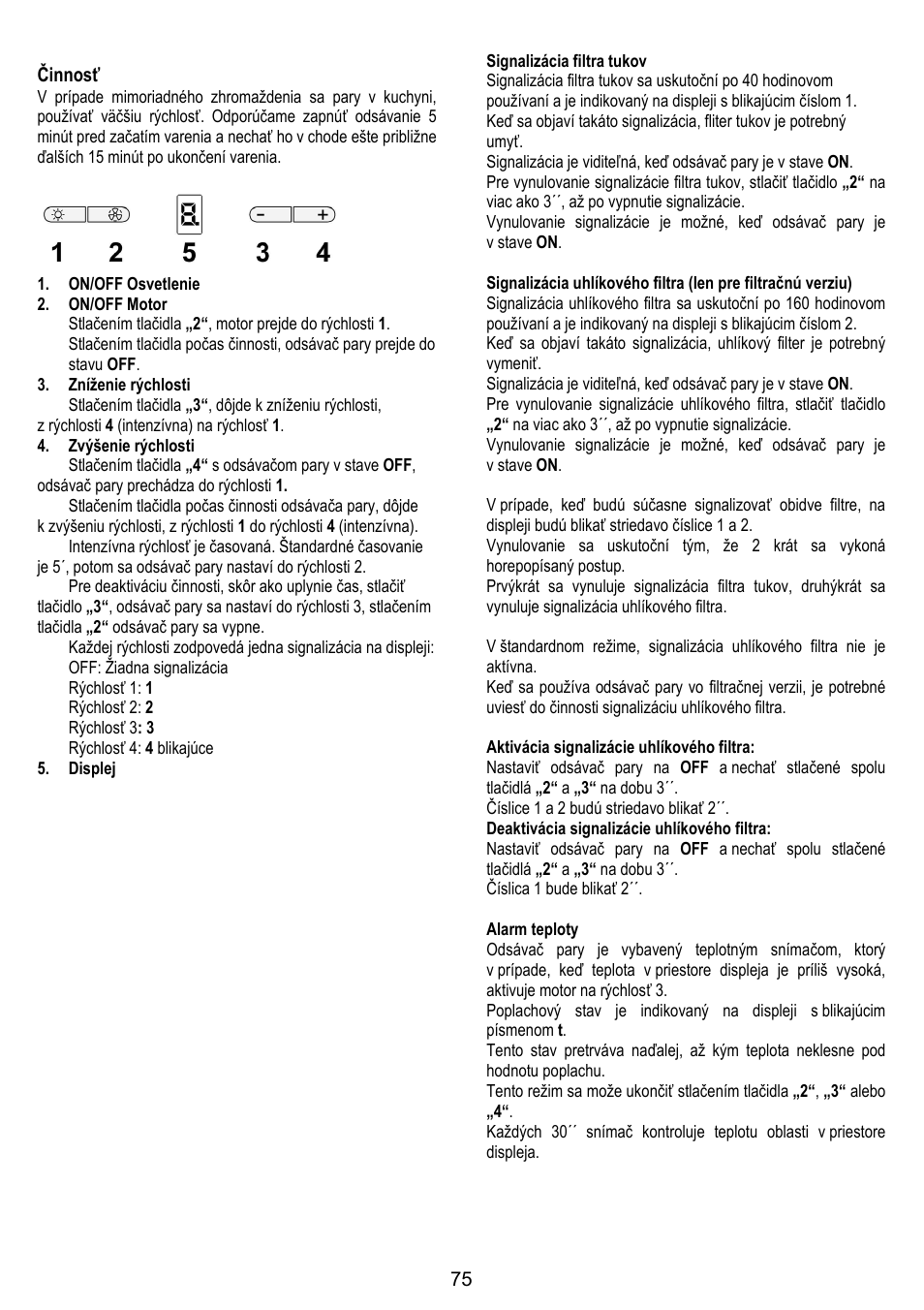 ELICA TRENDY User Manual | Page 75 / 140