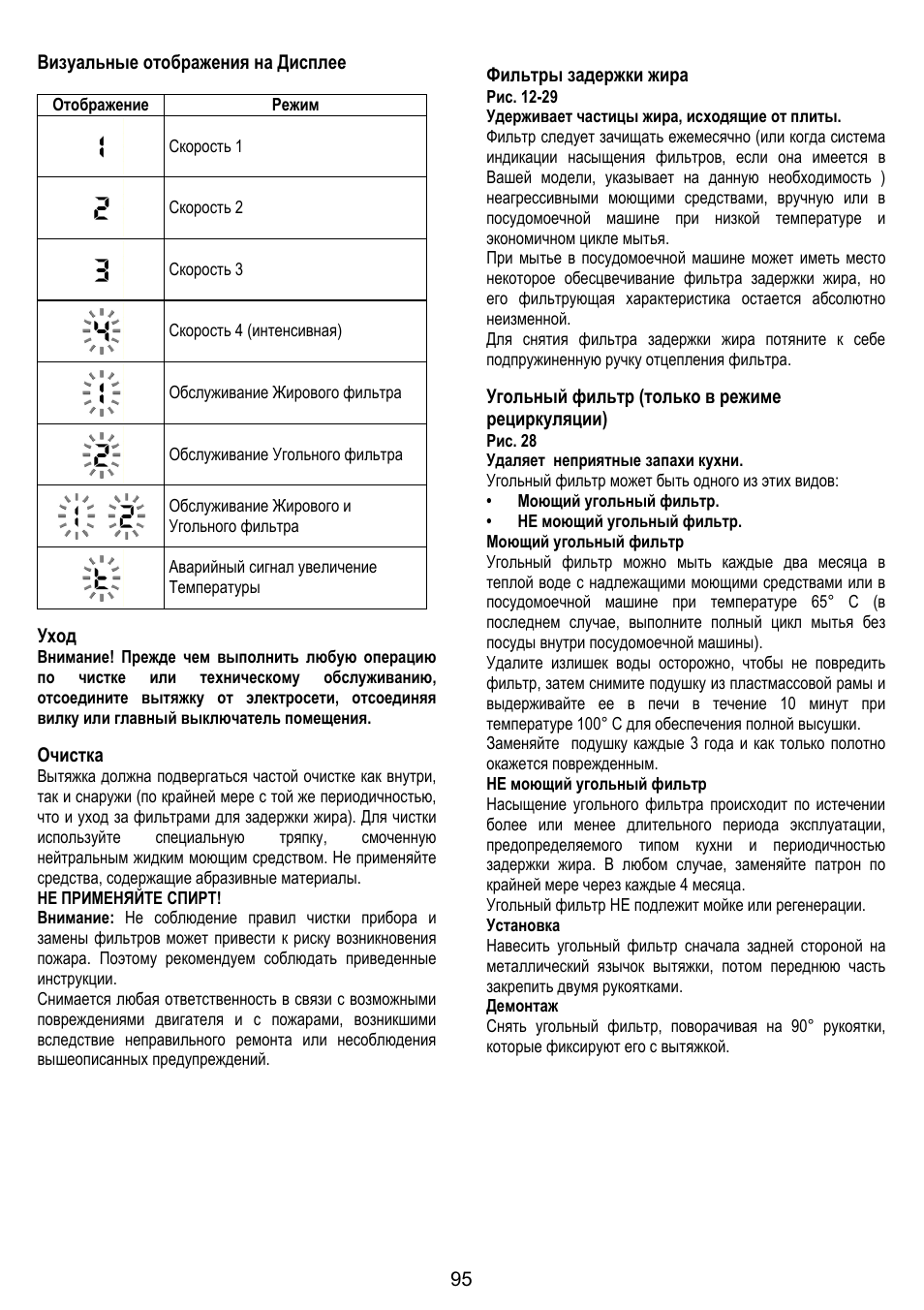 ELICA TRENDY User Manual | Page 95 / 140