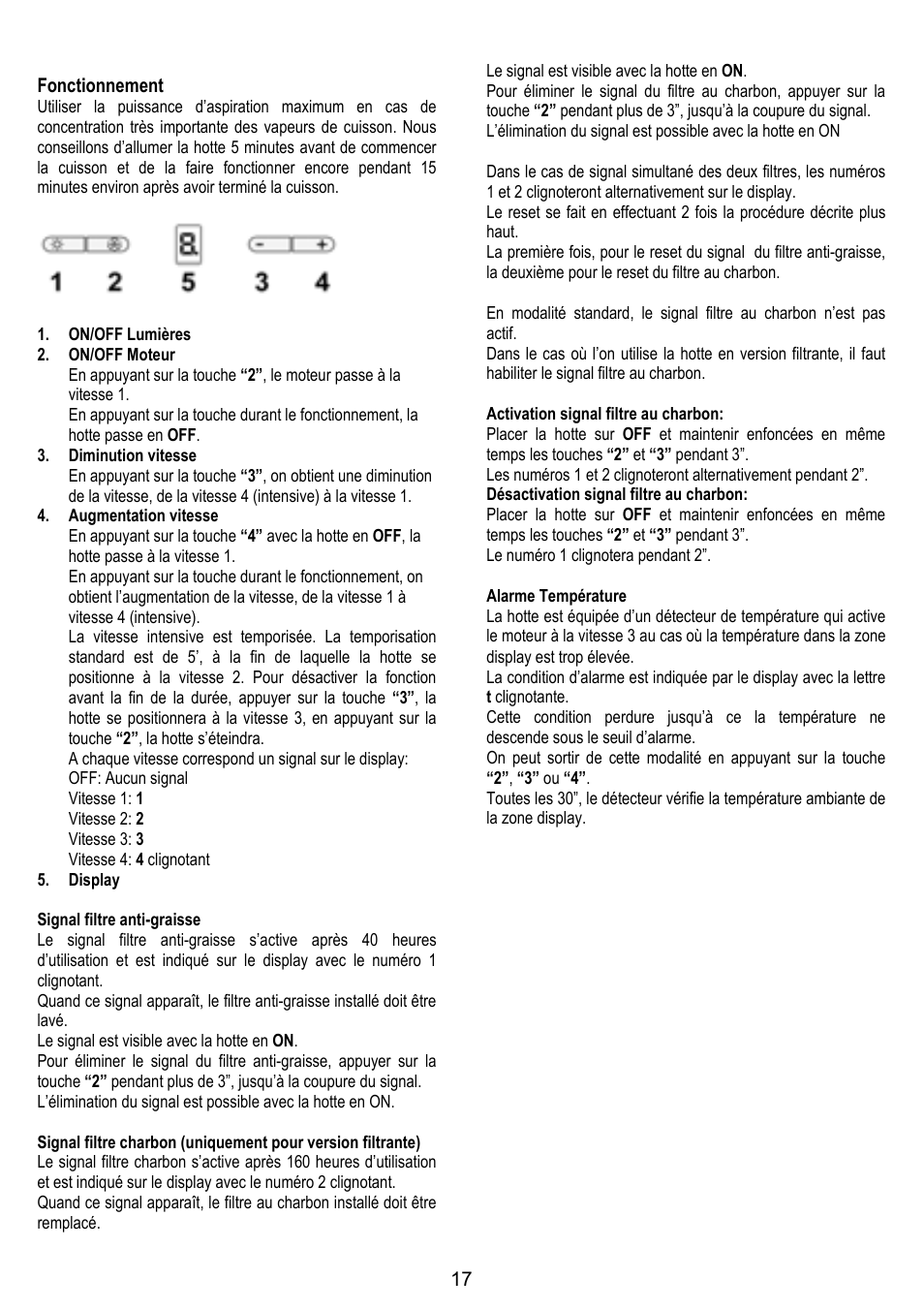 ELICA TROPIC User Manual | Page 17 / 92