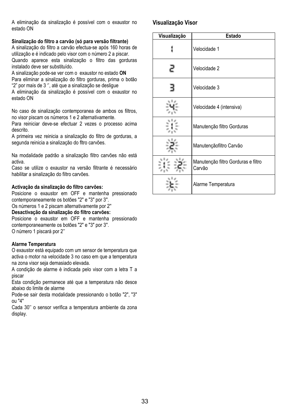 ELICA TROPIC User Manual | Page 33 / 92