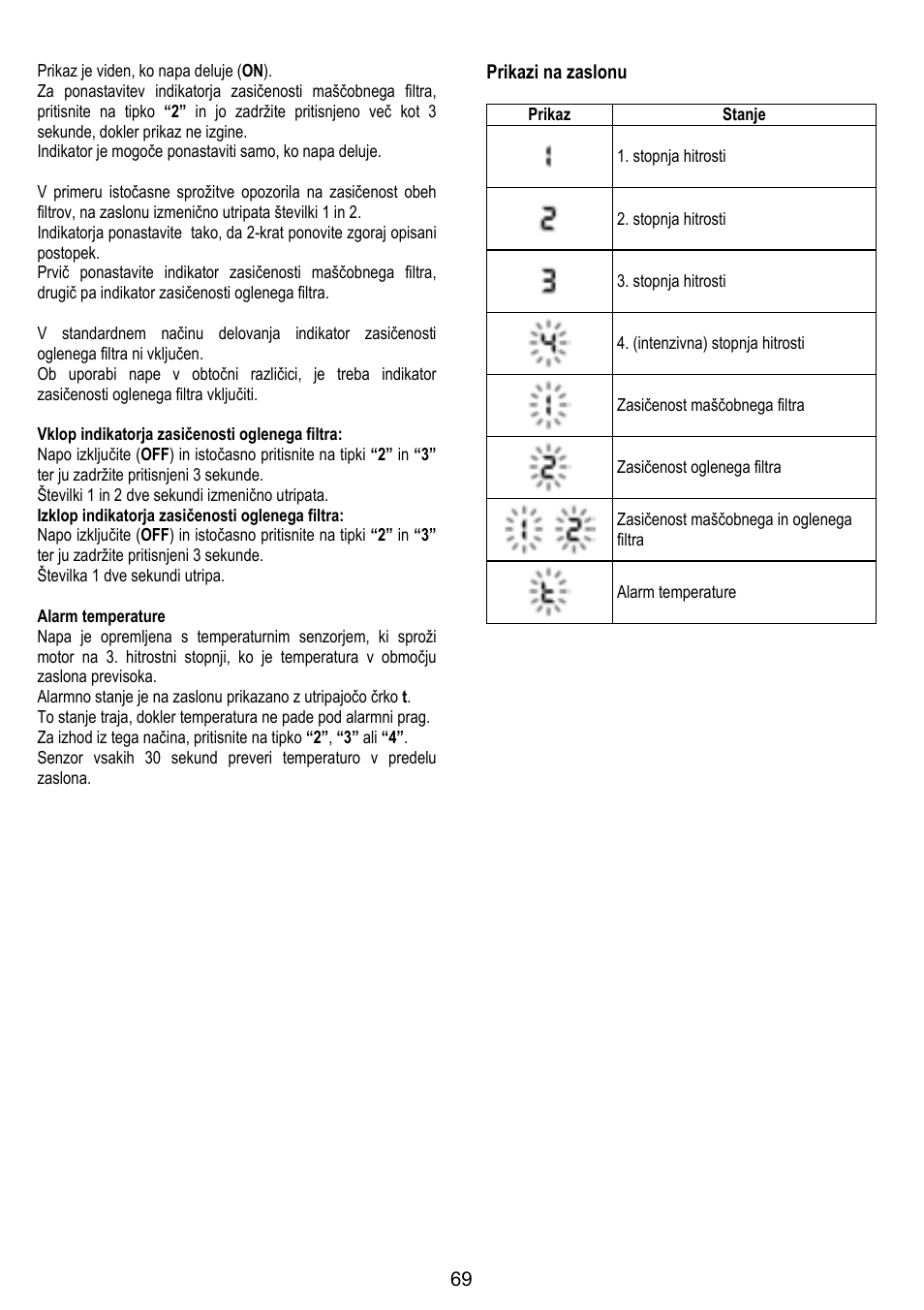 ELICA TROPIC User Manual | Page 69 / 92