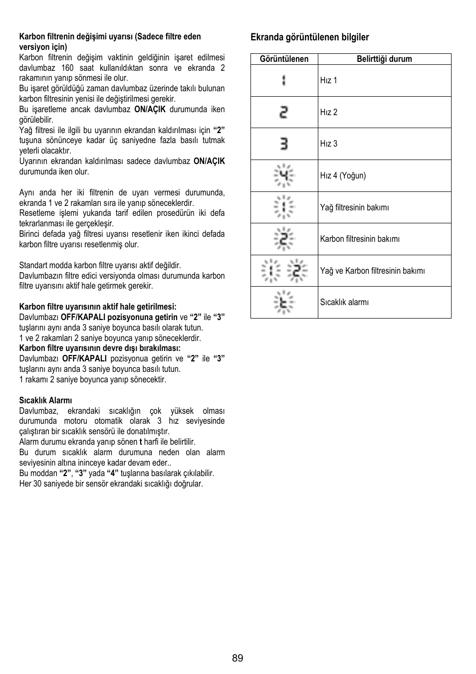 ELICA TROPIC User Manual | Page 89 / 92