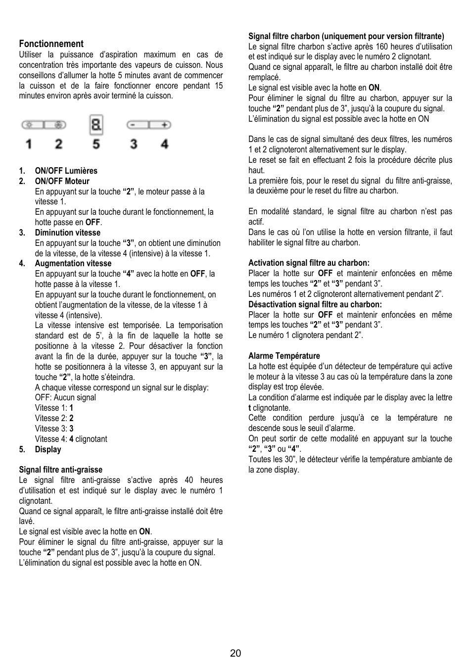 ELICA TUBE User Manual | Page 20 / 96