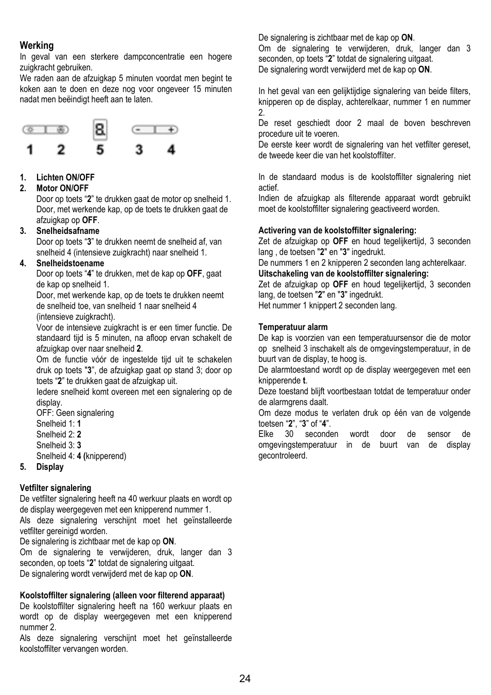 ELICA TUBE User Manual | Page 24 / 96