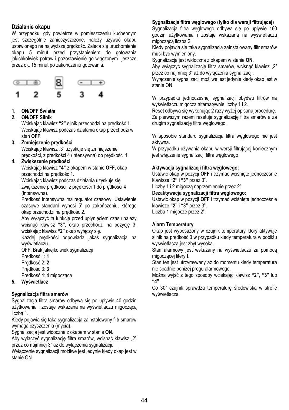 ELICA TUBE User Manual | Page 44 / 96